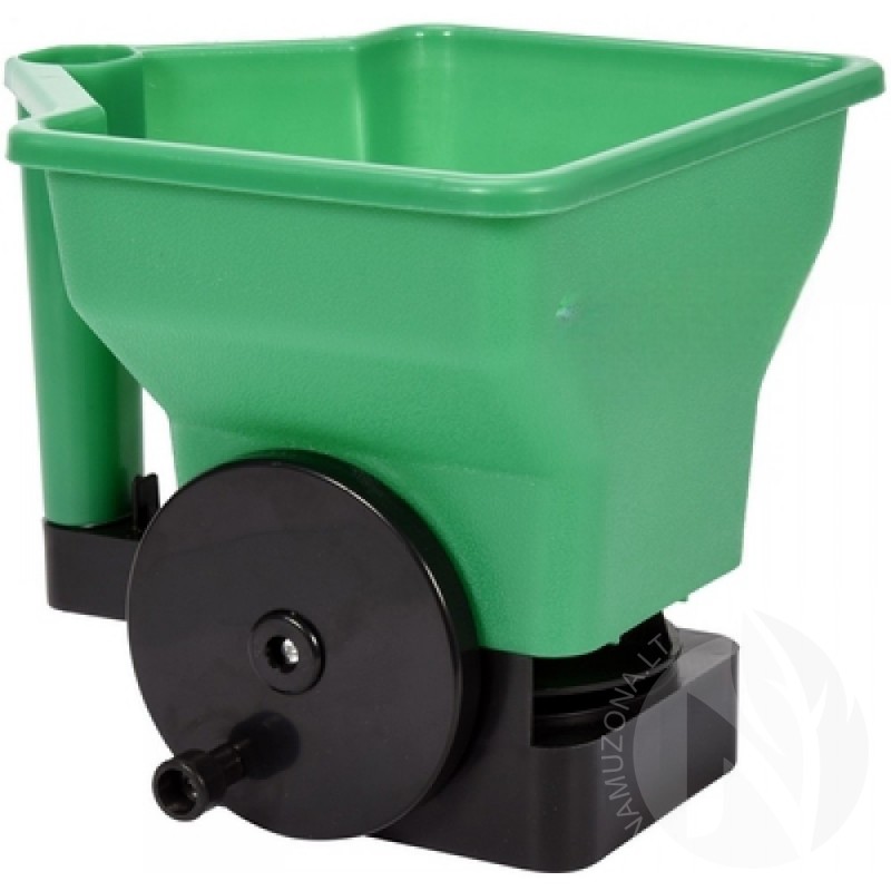 Lawn and garden manual spreader for seeds and fertilizers