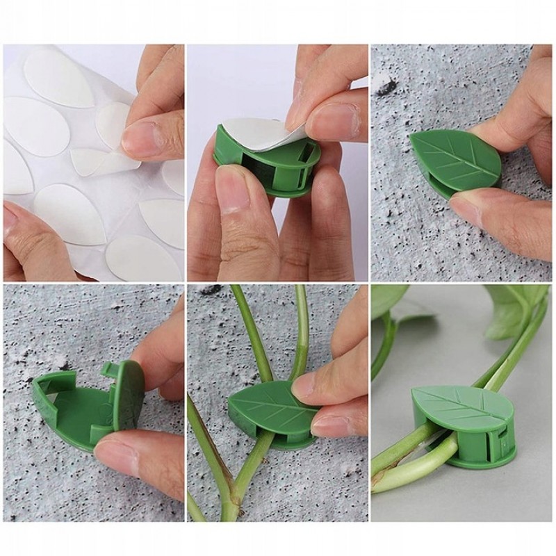 Clips holders for plants fixing, 10 pcs