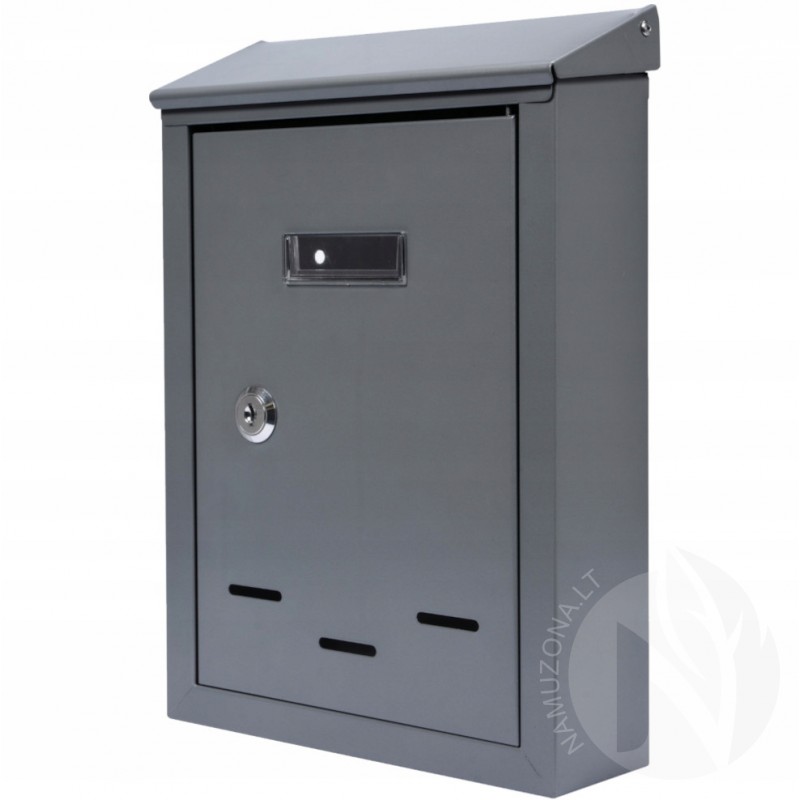 Postbox mail box, anthracite color, 20x28x6 cm