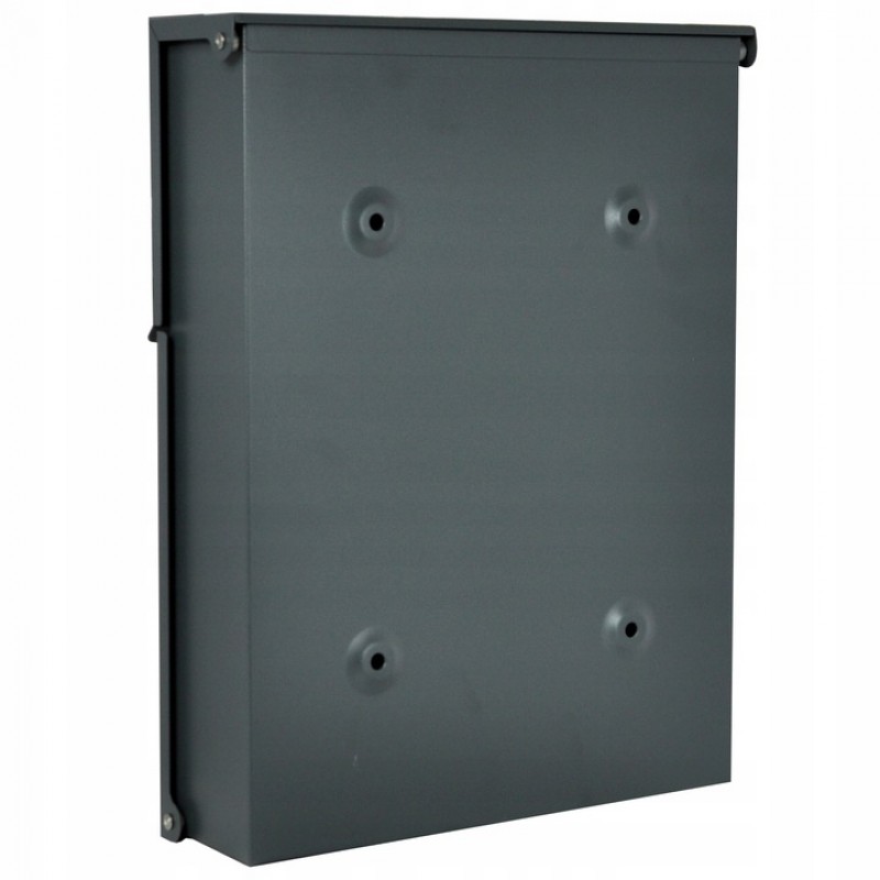 Pašto dėžutė PAULA-M, juoda arba antracito spalvos, 23x31x6 cm