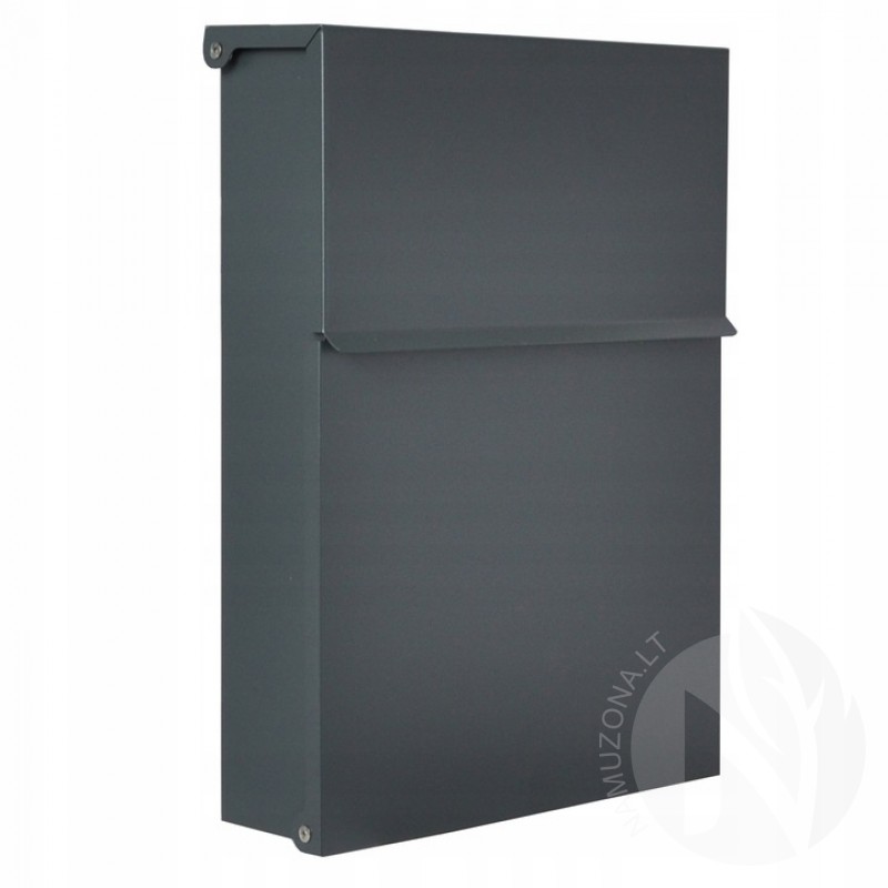 Pašto dėžutė MINI, antracitas arba juoda, 23x31x6 cm