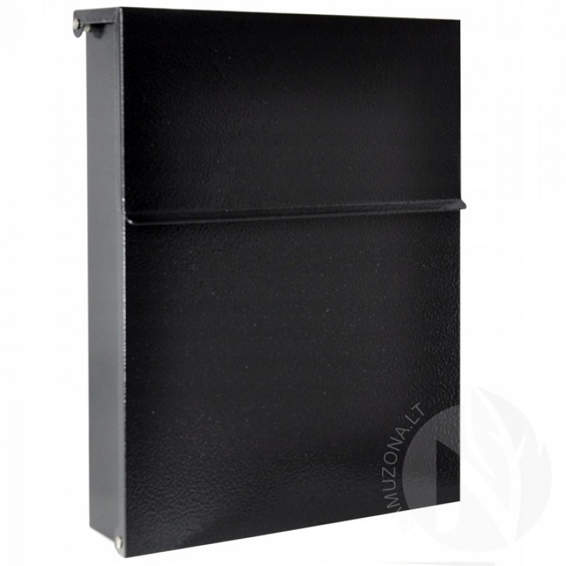 Postbox mail box MINI, black, 23x31x6 cm