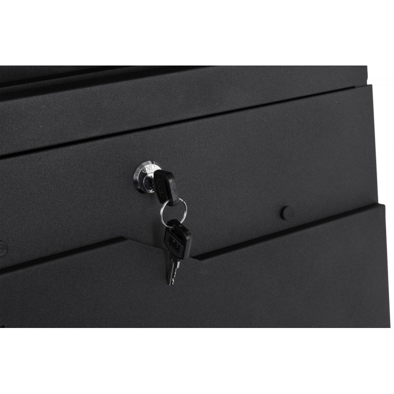 Pašto dėžutė, antracito arba juoda spalva, 37x37x11 cm, SN3678