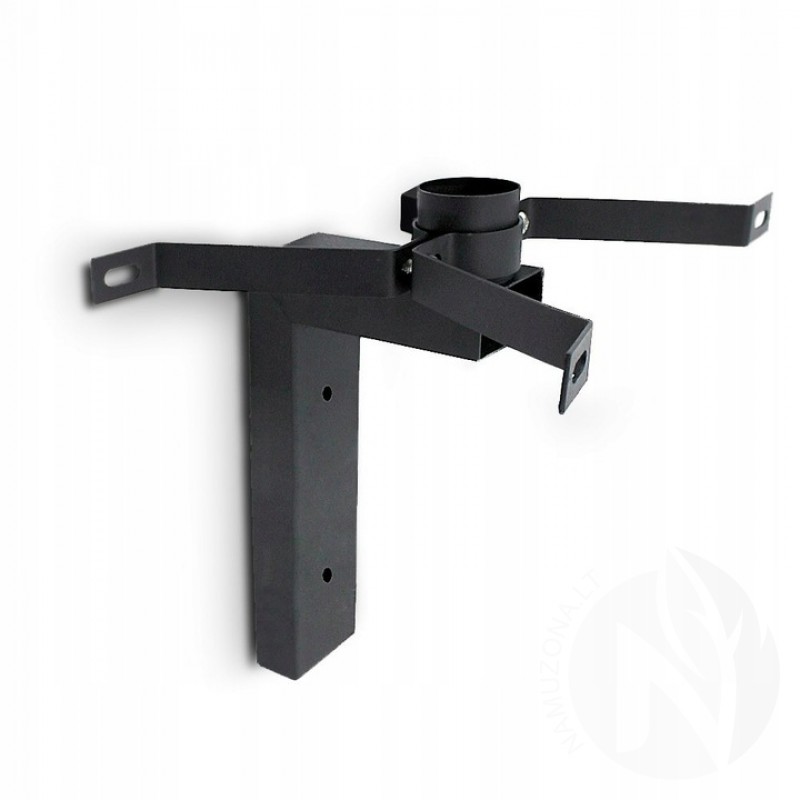 Holder / wall mount for American style type mailboxes, black