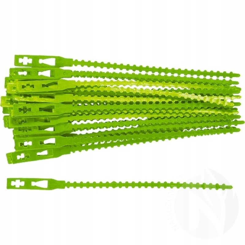 Mounting strips for plants, adjustable, reusable, 13cm, 50 pcs.