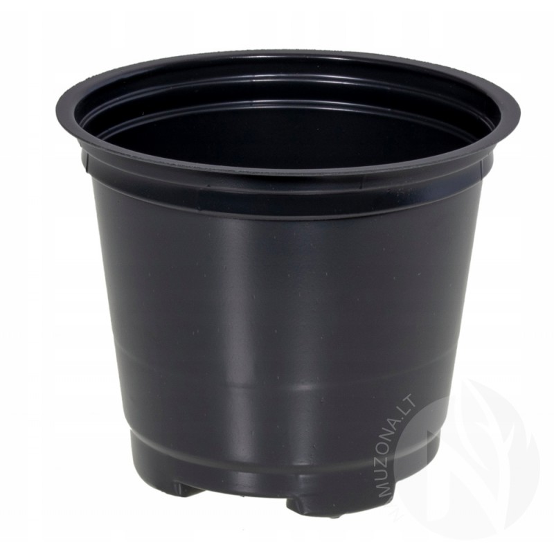 Plastic production pot Ø8/6,5 cm, black
