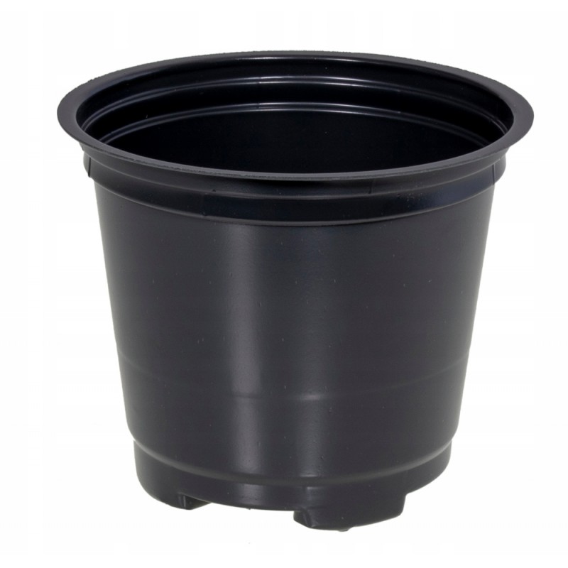 Vazonėlis daigams - dauginimui, auginimui, persodinimui, Ø8/6,5 cm, juodas