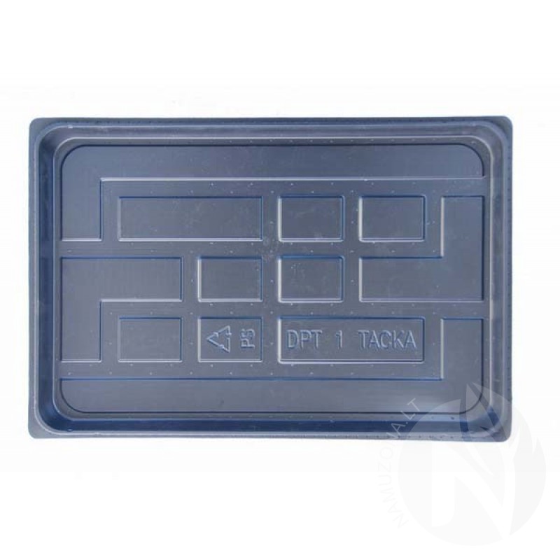 Bottom tray for pots, storage and transportation, plastic, 46x30x3cm
