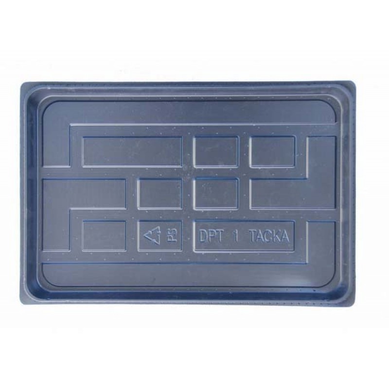 Bottom tray for pots, storage and transportation, plastic, 46x30x3cm