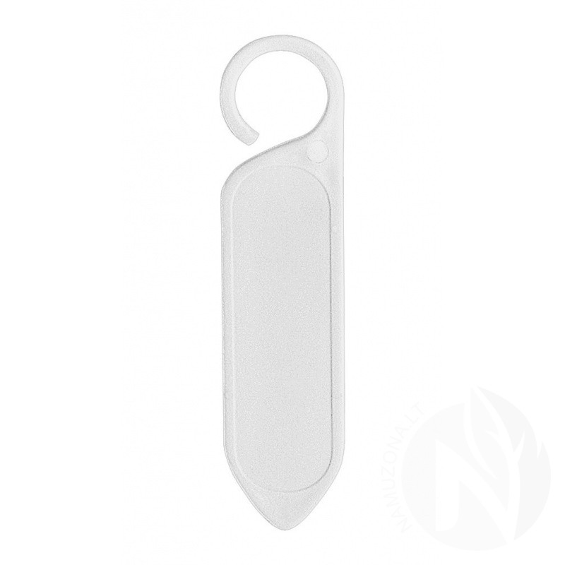 Plastic marker for plants, hanging, 90x22mm (no.10), white