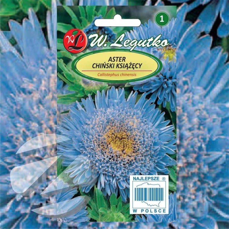 Aster (Callistephus Chinensis Blue) 250 seeds (#2338)